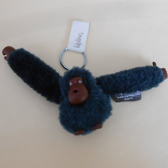 Kipling Monkey Keychain Keyring; Dark Blue green, - Picture 8 of 8